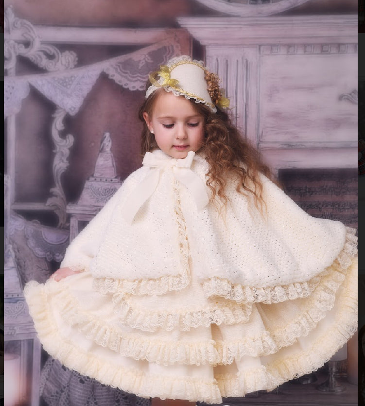Minky Snow Poncho